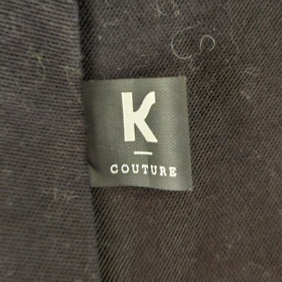 Black, White & Gray Flared Dress with Cat Print - Kiitsch Couture - size M - Picture 4 of 7